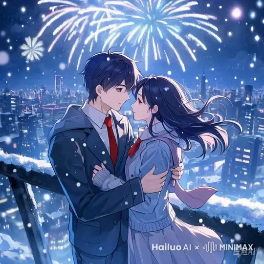 让烟火动起来人物动起来 by Hailuo AI Video Generator