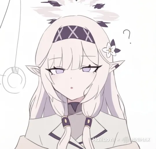 微笑卖萌，眨眼，头发随着微风飘动 by Hailuo AI Video Generator