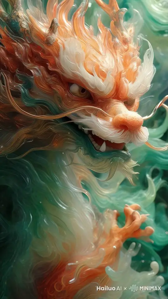 龙和兔子拥抱 by Hailuo AI Video Generator