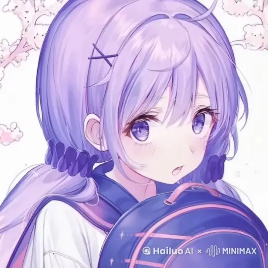 小女孩打开了书包，从里面掏出来了一只十分可爱的雪白小猫咪 by Hailuo AI Video Generator