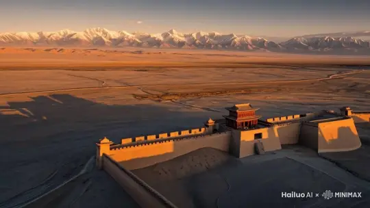 镜头缓缓运动 慢慢地摇向天空 天空充满画面 by Hailuo AI Video Generator