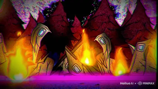 火焰燃烧 by Hailuo AI Video Generator