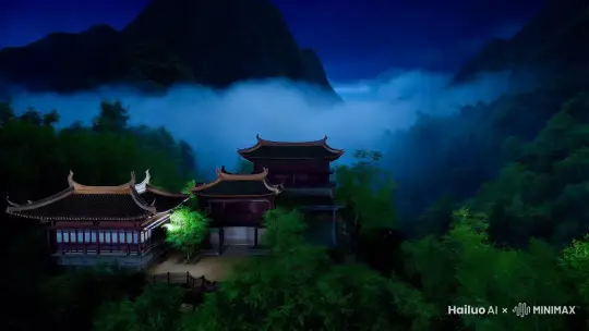 在古老的华夏大地上，有一个被群山环抱的小村庄，那里流传着一个关于“无面人”的恐怖故事。

传说在村庄的北面，有一片被诅咒的竹林。每当夜幕降临，竹林中就会出现一个没有面孔的人影，村民们称之为“无面人”。据说，它是由一个被背叛的村民的灵魂所化，因无法安息而夜夜徘徊，寻找替死鬼。

村里的孩子们被告诫，绝不能靠近那片竹林。但好奇心驱使着年轻的阿强，他决定一探究竟。某个无月的夜晚，阿强带着手电筒，悄悄溜进了竹林。他走着走着，忽然听到身后有轻微的脚步声。他猛地回头，只见一个模糊的身影正缓缓向他靠近，那身影没有面孔，只有一片空白。

阿强惊恐地尖叫，转身狂奔，却发现自己怎么也跑不出竹林。他绝望之际，突然想起村里老人说过的话：“无面人怕光，也怕真心的道歉。”他立刻停下脚步，用手电筒照亮自己的脸，大声道歉，并承诺会为他立碑超度。

奇迹发生了，竹林中的迷雾渐渐散去，那个无面的身影也慢慢消失在夜色中。阿强逃回了村子，从此，他再也没有踏足那片竹林。而“无面人”的传说，也成了村里流传最广的民间恐怖故事之一。 by Hailuo AI Video Generator