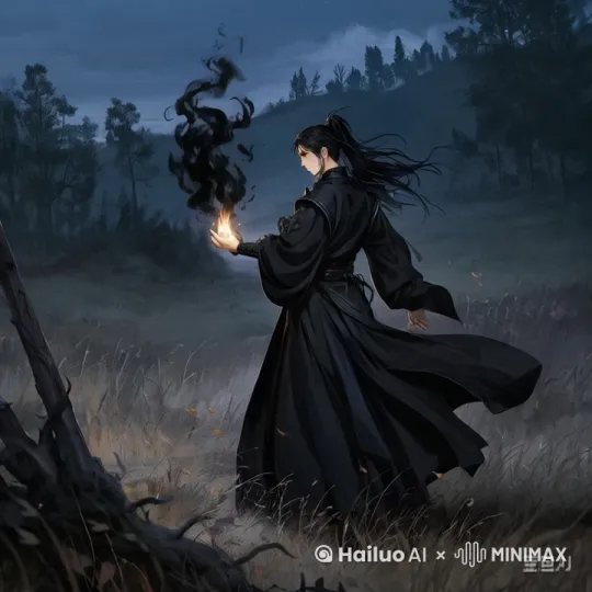 让视频里的人物动起来，有种邪派的氛围 by Hailuo AI Video Generator