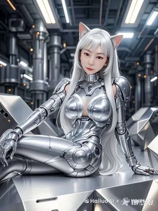 眨眼微笑 by Hailuo AI Video Generator