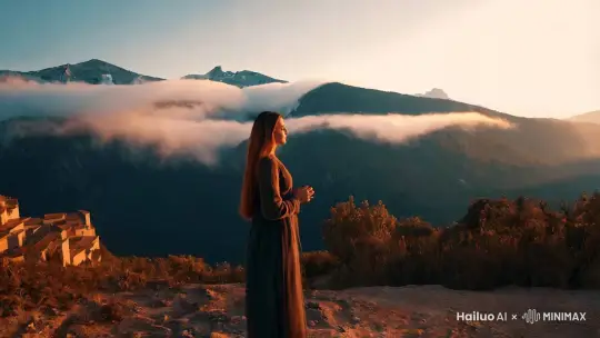 我希望有个如你一般的人，如山间清爽的风，如古城温暖的光，从清晨到夜晚，由山野到书房。等待，不怕岁月蹉跎，不怕路途远。只要最后，是你，就好。
 by Hailuo AI Video Generator