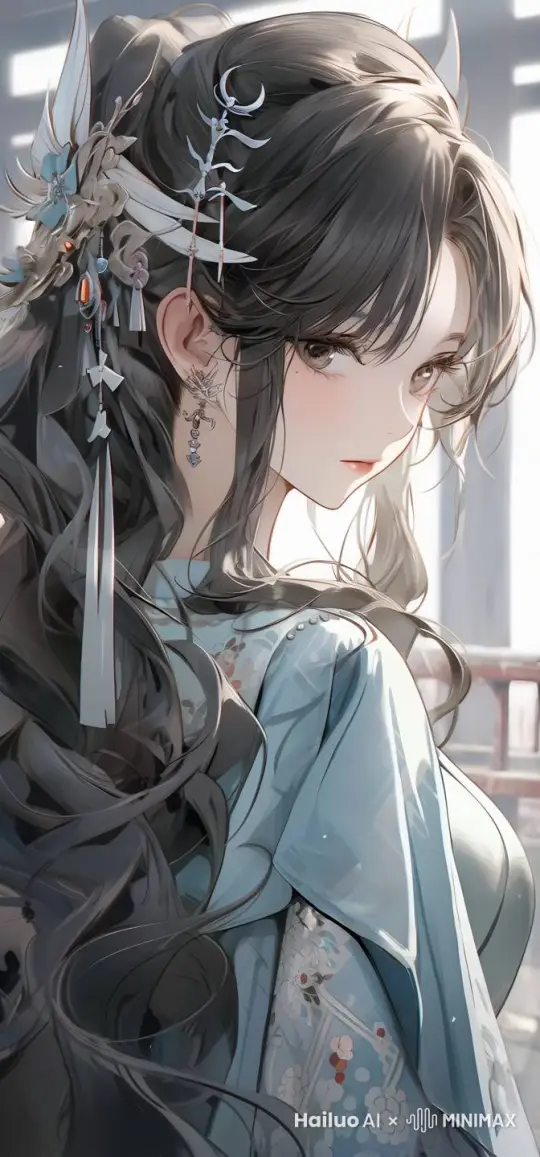 回眸一笑百媚生 by Hailuo AI Video Generator