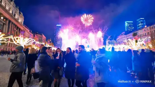 跨年 by Hailuo AI Video Generator