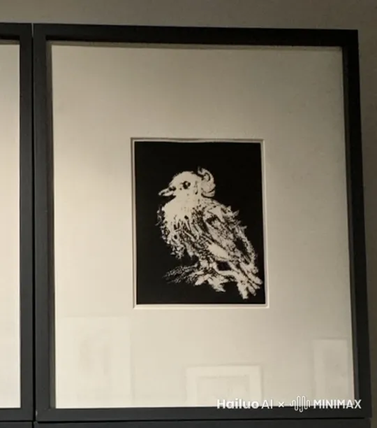 画中的白色生物变为真的小白鸽，通体雪白 by Hailuo AI Video Generator
