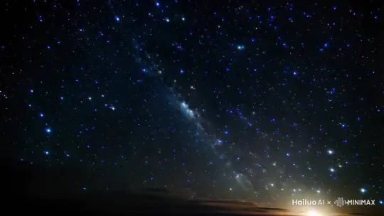 浩瀚星空 by Hailuo AI Video Generator