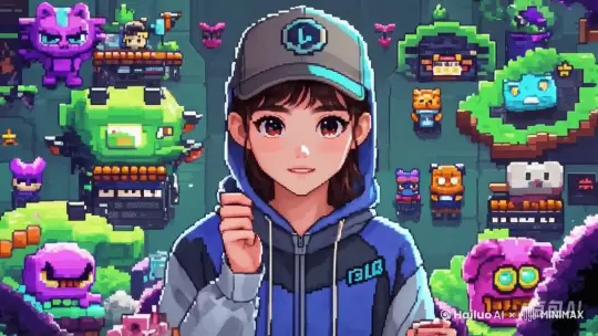 害羞，游戏cg by Hailuo AI Video Generator