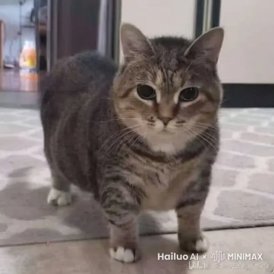 图中的猫咪开始飞快的旋转，期间还发出五彩斑斓炫目的光效，最后越转越快爆炸了 by Hailuo AI Video Generator