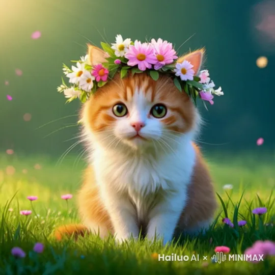 四处张望的小猫 by Hailuo AI Video Generator