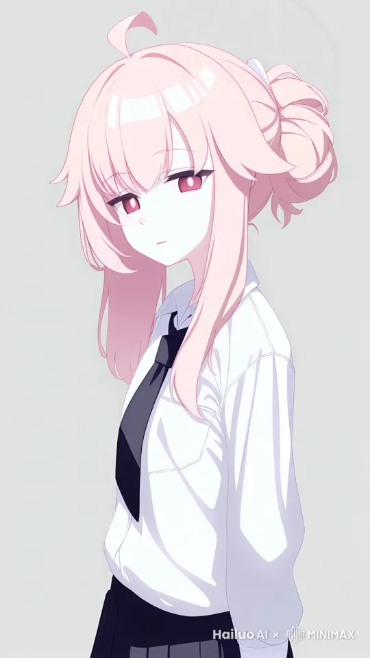 人物头发飘动，裙子随风轻微摆动，眨眼 by Hailuo AI Video Generator