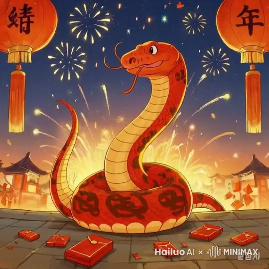 蛇变成金币发大财 by Hailuo AI Video Generator