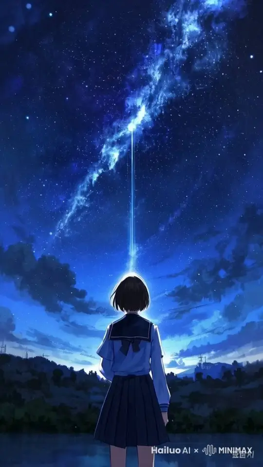 夜空烟花盛放， by Hailuo AI Video Generator