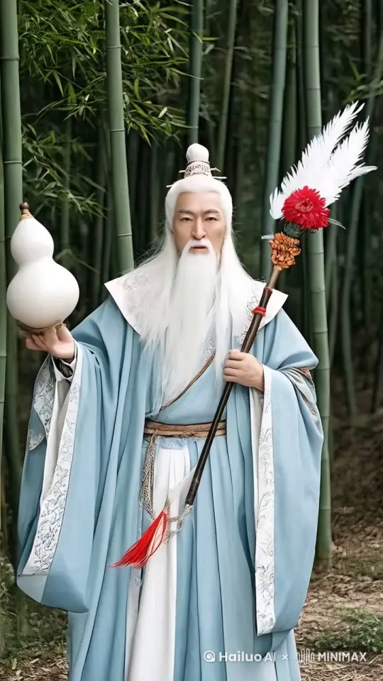 固定镜头，有远变近，缓慢向左旋转 by Hailuo AI Video Generator