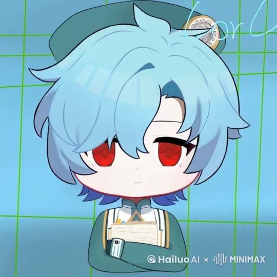 眨眼，头发飘动，眼中逐渐有高光 by Hailuo AI Video Generator