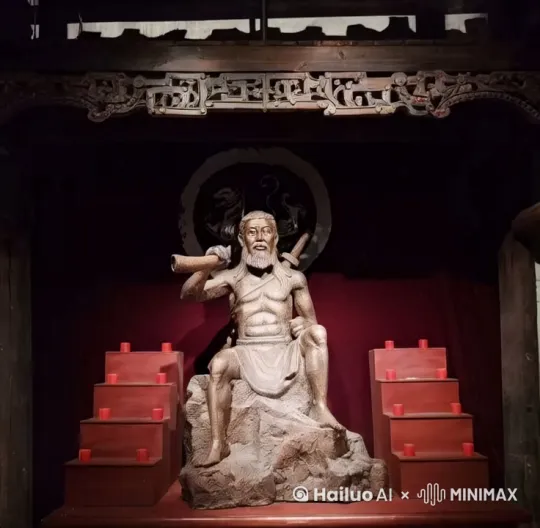图片中的人站起来向前走，挥着手向我们说：夏商周时期，在三峡地区和清江流域诞生了土家族的祖先—古代巴人， by Hailuo AI Video Generator