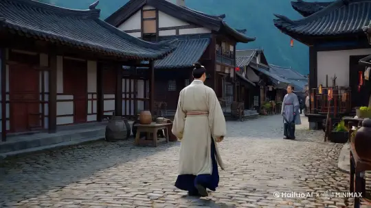 从前，有一位名叫明远的年轻中医，初出茅庐，心怀济世之志，来到了清平镇。
清平镇的百姓起初对这位年轻大夫并不信任。一日，镇里的老铁匠突然晕倒在作坊。明远恰好路过，立刻上前诊断，发现老铁匠是积劳成疾，加上天气炎热暑气内侵，致使气血不畅而昏厥。他迅速取出银针，在老铁匠的人中、内关等穴位施针。不一会儿，老铁匠缓缓苏醒。众人皆惊叹不已，但仍有部分人持观望态度。
不久，镇里爆发疫病。许多人发热、咳嗽、乏力，惶恐在镇中蔓延。明远不顾自身安危，深入病家。他仔细观察症状，查阅古籍，依据传统中医理论，判断这是一种温热之邪侵袭肺卫的疫病，并制定了相应的治疗方案。他亲自上山采药，为患者们免费熬制汤药，还教大家用艾叶等药材熏屋消毒，以预防疫病传播。
在明远的不懈努力下，患者们的病情逐渐好转，康复的人越来越多。镇里的百姓终于被明远的医术和医德所折服，对中医也有了全新的认识。此后，清平镇的人们更加注重养生保健，遵循中医的理念调理身体。而明远也在这片土地上继续钻研医术，传承中医之道，让中医文化在小镇生根发芽，绽放出温暖生命的光芒，恰似杏林春暖，爱意永传 by Hailuo AI Video Generator