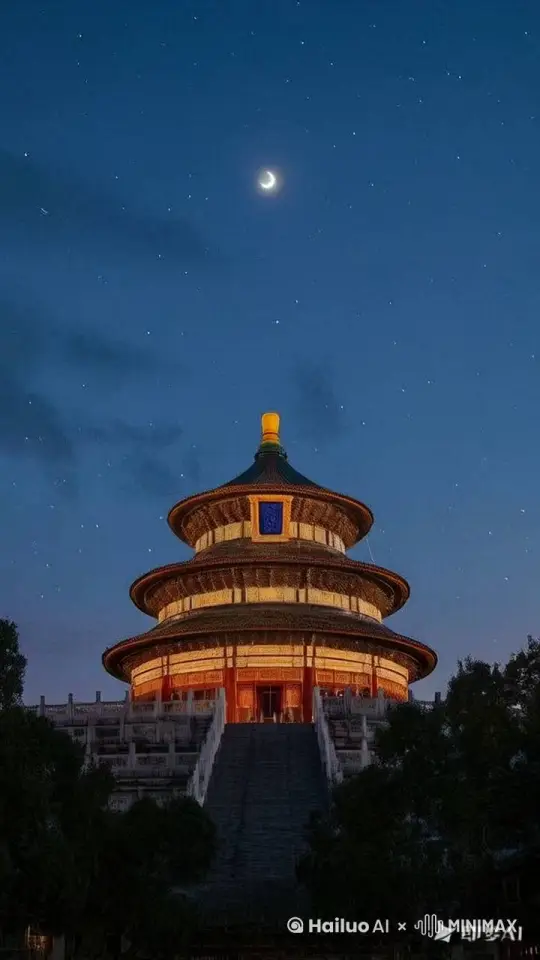 图片上空突然迸发出绚丽耀眼的烟花，五颜六色的烟花接连飞上天空，场景宏大梦幻，绚丽多彩。 by Hailuo AI Video Generator