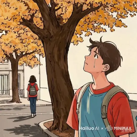 男孩去追女孩拥抱 by Hailuo AI Video Generator