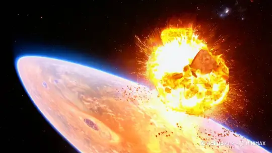 星球爆炸，宇宙星运旋转！ by Hailuo AI Video Generator