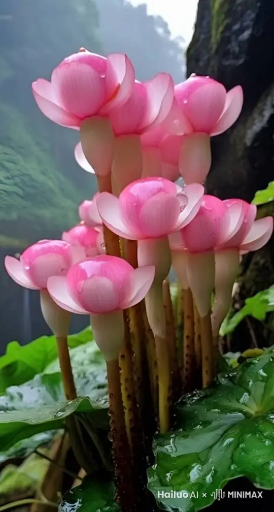 花朵摇摆，固定镜头，缓慢 by Hailuo AI Video Generator