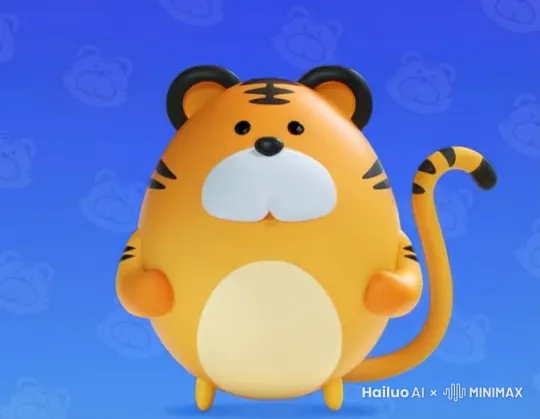 从丛林里跑出来，做个鬼脸，然后大笑 by Hailuo AI Video Generator