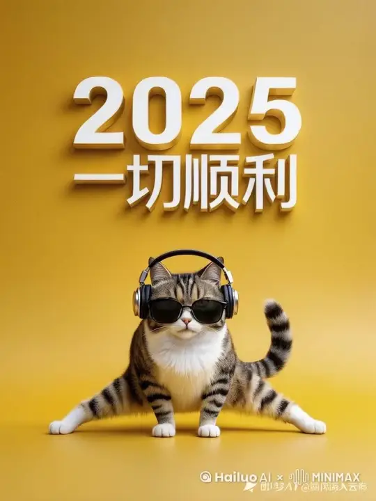 猫翻身 by Hailuo AI Video Generator