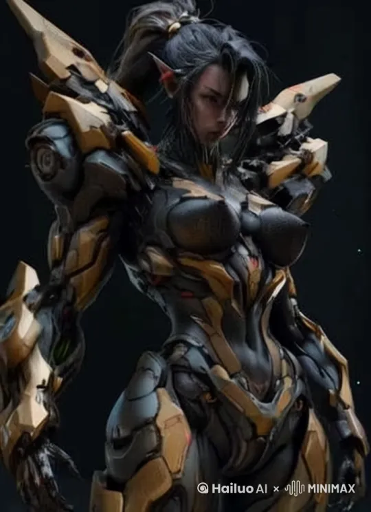 短视频，热血战斗少女机甲
 by Hailuo AI Video Generator