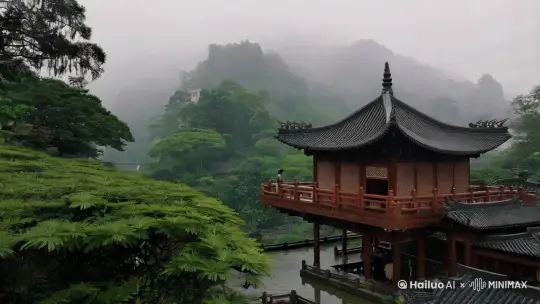 江南烟雨楼 by Hailuo AI Video Generator