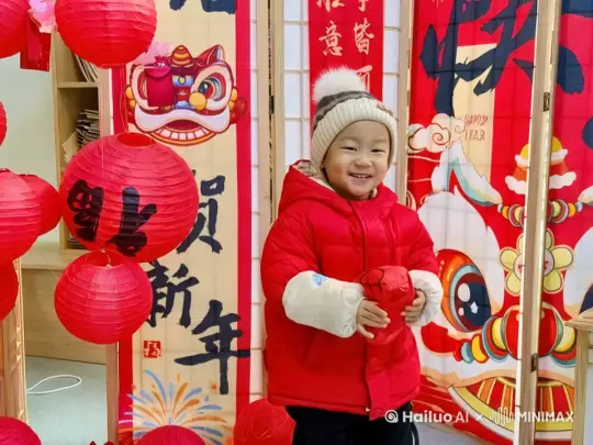轻微晃动
恭贺新年 by Hailuo AI Video Generator