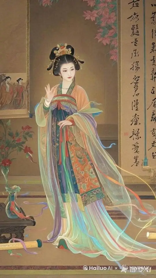 衣服和首饰微动 by Hailuo AI Video Generator