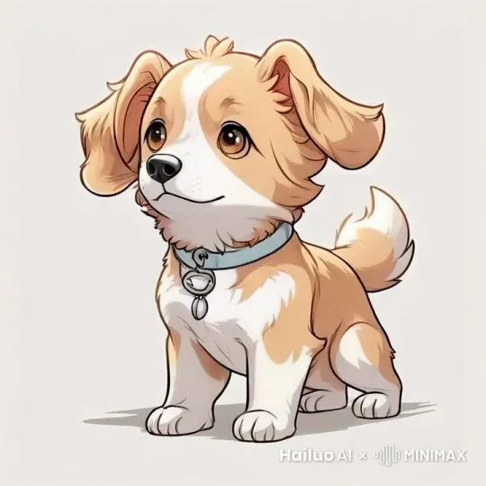 小狗输微晃动 by Hailuo AI Video Generator