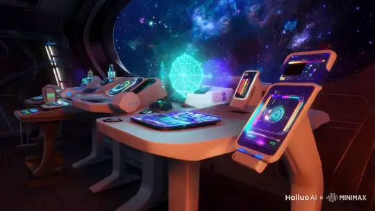 科幻   软件  物联网  互联网   智能    宇宙 by Hailuo AI Video Generator