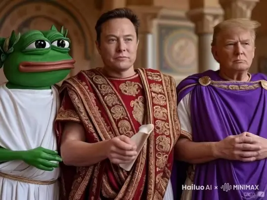 上述视频三个人是三兄弟，就像古代的刘关张三人桃园三结义，三个人互相跪拜，上香，结为兄弟。 by Hailuo AI Video Generator
