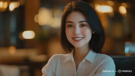 美女在讲故事 by Hailuo AI Video Generator