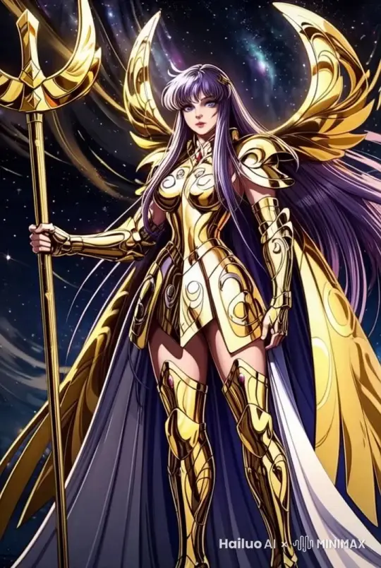 女神动起来，发出天马流星拳，阳光普照，飘起来，背景动起来 by Hailuo AI Video Generator