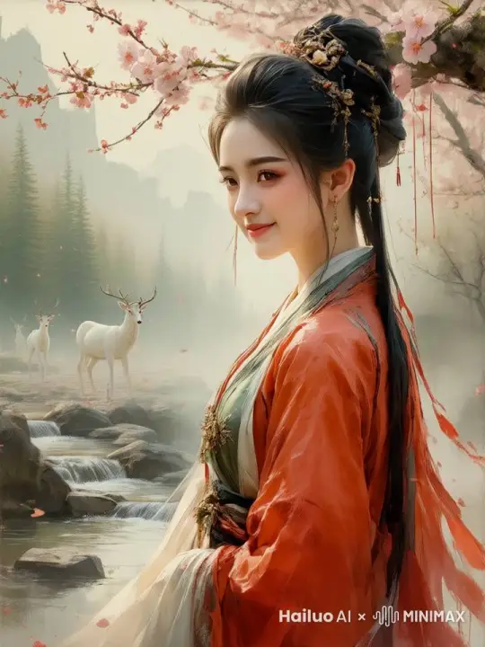 花瓣缓缓落下 by Hailuo AI Video Generator