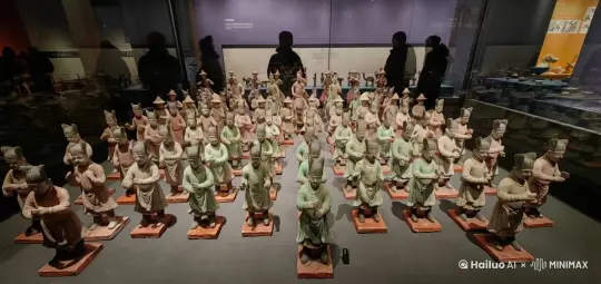 各位大臣，早朝开始，先来一段集体广场舞 by Hailuo AI Video Generator