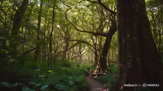 密林深处的美景 by Hailuo AI Video Generator