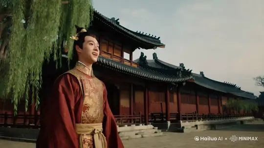 美好未来 国风建筑  清风和煦 鲜衣怒马 意气风发 未来可期，突然间风云变幻世事变迁， 少年陡生白发三千丈，世间变成炼狱 by Hailuo AI Video Generator