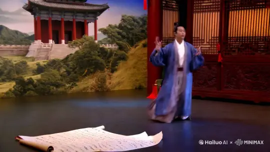 卜算子·自嘲
 
本是后山人，偶做前堂客。
醉舞经阁半卷书，坐井说天阔。
大志戏功名，海斗量福祸。
论到囊中羞涩时，怒指乾坤错。
 
欲游山河十万里，伴吾共蹉跎。
酒杯空，灯花落，夜无眠。
阅遍天下人无数，知音有几个 by Hailuo AI Video Generator