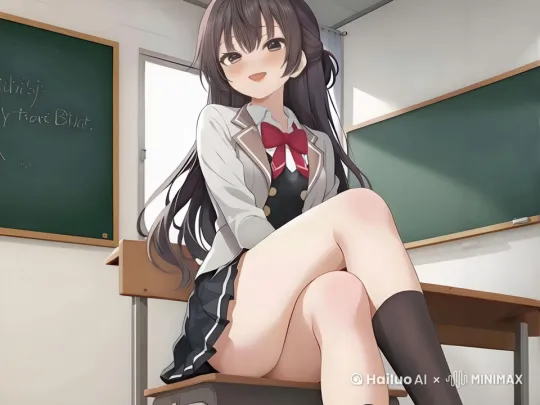 头发飘起来，裙子飘起来 by Hailuo AI Video Generator