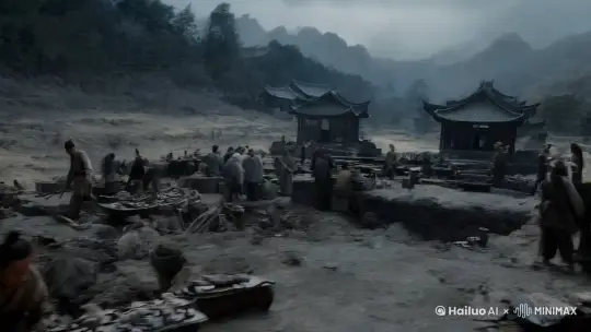 清朝末年，那是一个风雨飘摇、动荡不安的时代，整个国家深陷在内忧外患之中，经济日渐衰退，百姓们过着水深火热般的困苦生活。
然而就在这样艰难的环境之下，一股盗墓之风悄然兴起，并迅速蔓延开来。
之所以会出现如此猖獗的盗墓现象，其中一个重要原因便是受经济利益所驱使。
那些贪婪的盗墓者们为了能够获取珍贵的宝物，不惜冒着生命危险去铤而走险。写真风格 by Hailuo AI Video Generator