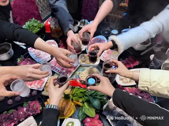 干杯 by Hailuo AI Video Generator