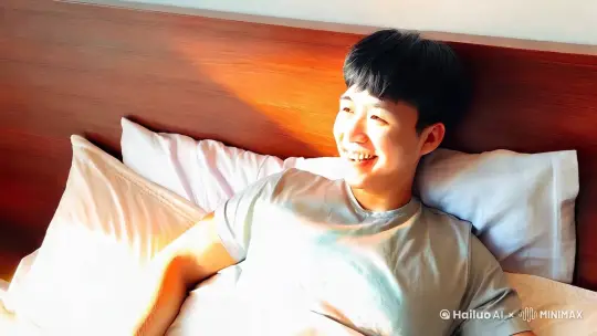 >**封面花字**:分享我的一天,发现生活小确幸
>**视频标题**:☀️元气满满的日常 | 今天也要活力四射✨
**镜号1**:
- **拍摄场景**:卧室床边,阳光洒进来。
- **拍摄内容**:主角伸懒腰起床,露出愉快的表情。
- **景别**:近景
- **角度**:侧拍
- **台词**:早安呀,美好的一天开始咯~
- **时长**:5s
**镜号2**:
- **拍摄场景**:厨房操作台。
- **拍摄内容**:准备早餐的过程,煎蛋、切水果等。
- **景别**:特写
- **角度**:俯拍
- **台词**:为自己做一顿营养丰富的早餐,真的超幸福!
- **时长**:10s
**镜号3**:
- **拍摄场景**:街道上,走向地铁站或公交站的路上。
- **拍摄内容**:走路的样子,周围行人匆匆。
- **景别**:中景
- **角度**:平拍
- **台词**:走在上班的路上,感受城市的节奏。
- **时长**:8s
**镜号4**:
- **拍摄场景**:办公室/学习的地方。
- **拍摄内容**:坐在位置上打开电脑或书本开始工作/学习。
- **景别**:近景
- **角度**:仰拍
- **台词**:加油,今天也要成为更好的自己!
- **时长**:7s
**镜号5**:
- **拍摄场景**:午餐时间的餐厅或者食堂。
- **拍摄内容**:与同事或朋友一起吃饭聊天的画面。
- **景别**:全景
- **角度**:侧拍
- **台词**:和朋友们聚餐,聊聊八卦,开心极了!
- **时长**:10s
**镜号6**:
- **拍摄场景**:下班后的商场或公园。
- **拍摄内容**:购物、散步放松的时刻。
- **景别**:中景
- **角度**:平拍
- **台词**:结束了一天的工作,来点休闲时光吧~
- **时长**:10s
**镜号7**:
- **拍摄场景**:晚上在家中的客厅。
- **拍摄内容**:窝在沙发上看电视或读书。
- **景别**:近景
- **角度**:侧拍
- **台词**:忙碌的一天过后,享受这宁静的夜晚。
- **时长**:8s
**镜号8**:
- **拍摄场景**:卧室,睡前整理物品。
- **拍摄内容**:收拾东西,为明天做准备。
- **景别**:特写
- **角度**:俯拍
- **台词**:晚安啦,愿你也有个好梦!
- **时长**:7s by Hailuo AI Video Generator