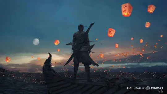 变成动态的，帅气的拔刀 by Hailuo AI Video Generator