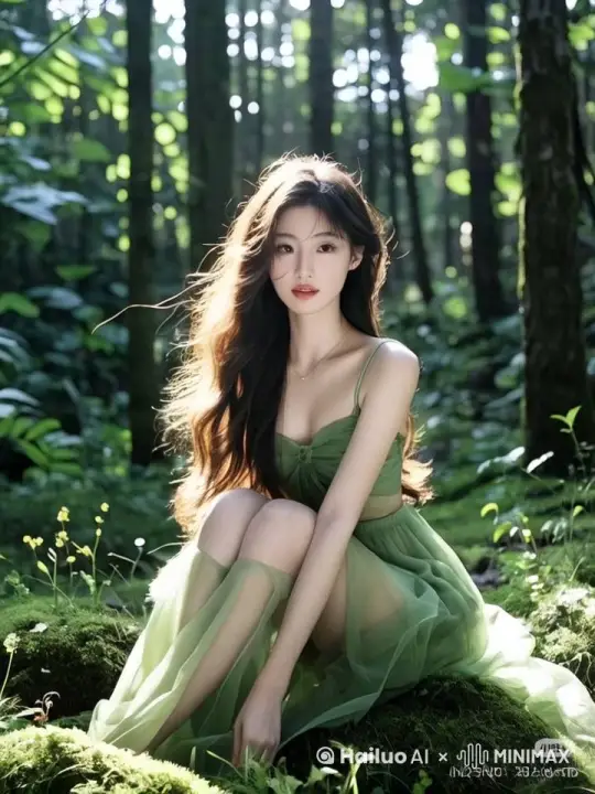 微风催拂头发 by Hailuo AI Video Generator